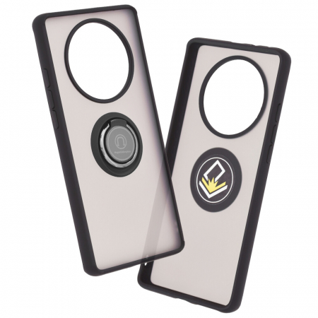 Huawei Mate 40 Pro - Husa Huawei Mate 40 Pro cu inel suport stand magnetic, Negru