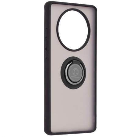 Husa Huawei Mate 40 Pro cu inel suport stand magnetic, Negru [2]
