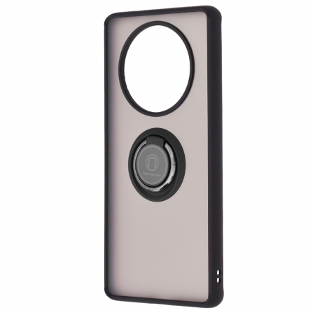 Husa Huawei Mate 40 Pro cu inel suport stand magnetic, Negru [3]