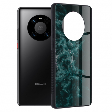 Huawei Mate 40 Pro - Husa Huawei Mate 40 Pro, Glaze Series, Blue Nebula