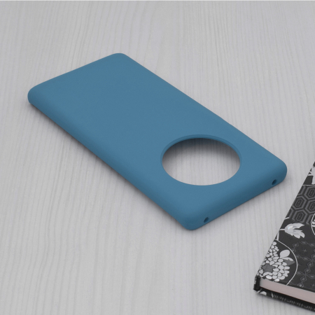 Husa Huawei Mate 50 Pro, Soft Edge Silicone, Denim Blue [2]