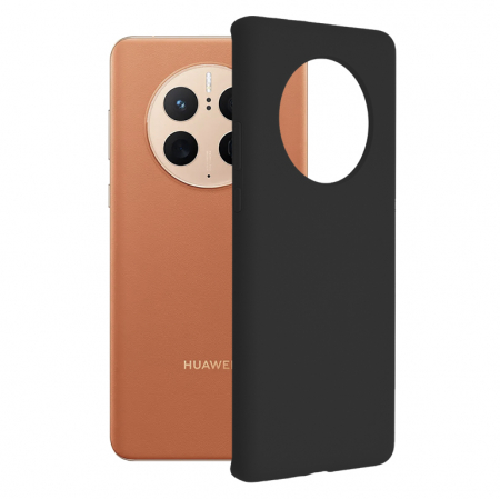 Huawei - Husa Huawei Mate 50 Pro, Soft Edge Silicone, Negru