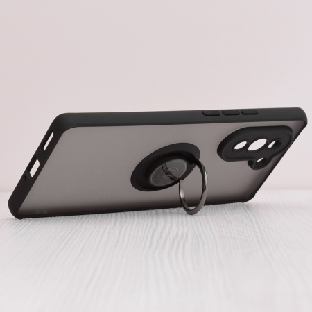 Husa Huawei Nova 10 cu inel suport stand magnetic, Negru [3]