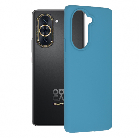 Huawei - Husa Huawei Nova 10 Pro, Soft Edge Silicone, Denim Blue