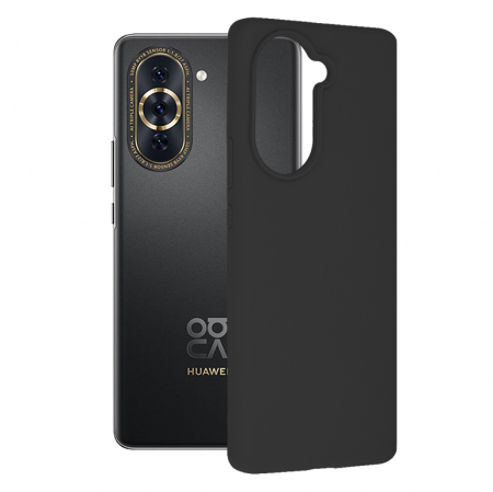 Huawei - Husa Huawei Nova 10 Pro, Soft Edge Silicone, Negru