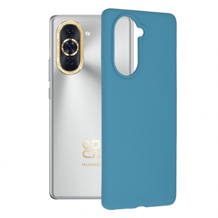 Huawei - Husa Huawei Nova 10, Soft Edge Silicone, Denim Blue