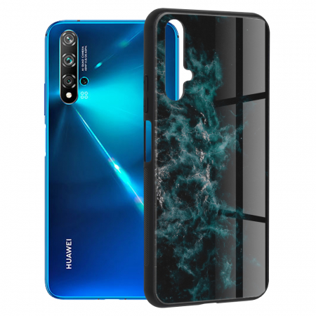Huawei Nova 5T - Husa Huawei Nova 5T, Glaze Series, Blue Nebula
