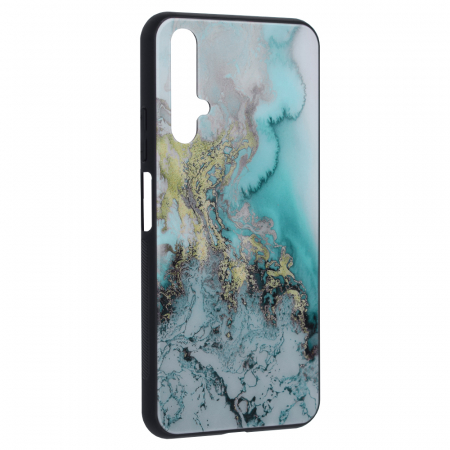 Husa Huawei Nova 5T, Glaze Series, Blue Ocean [1]