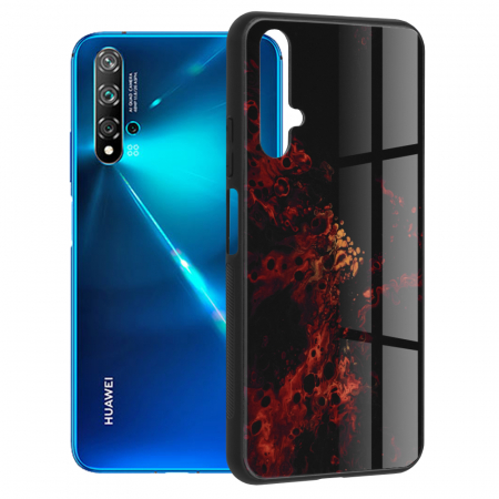 Huawei Nova 5T - Husa Huawei Nova 5T, Glaze Series, Red Nebula