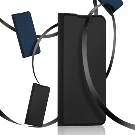 Husa Huawei Nova 8i, Dux Ducis Skin Pro Flip Book, Negru [6]