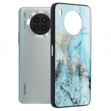 Huawei Nova 8i - Husa Huawei Nova 8i, Glaze Series, Blue Ocean