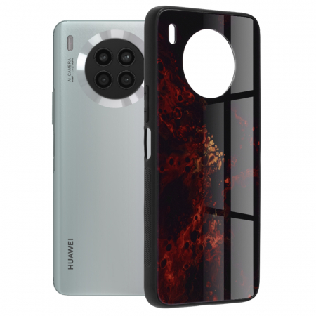 Huawei Nova 8i - Husa Huawei Nova 8i, Glaze Series, Red Nebula