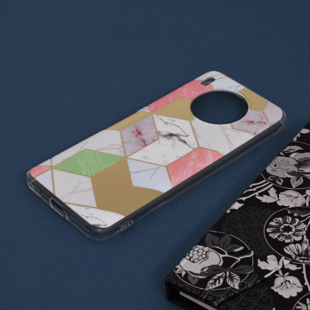 Husa Huawei Nova 8i, Techsuit Marble Series, Purple Hex [3]