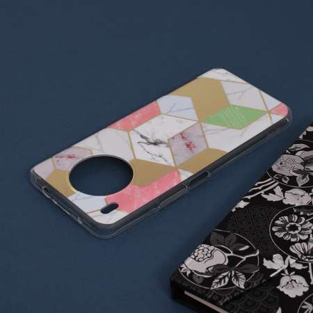 Husa Huawei Nova 8i, Techsuit Marble Series, Purple Hex [4]