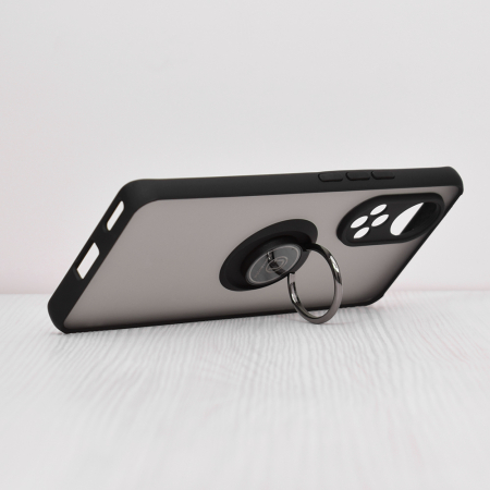 Husa Huawei Nova 9 / Honor 50 cu inel suport stand magnetic, Negru [4]