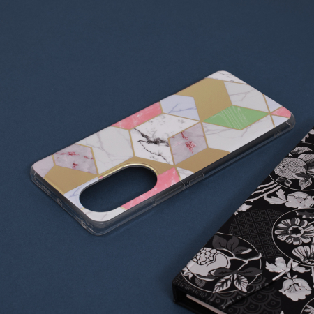 Husa Huawei Nova 9, Techsuit Marble Series, Purple Hex [4]