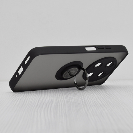 Husa Huawei Nova Y90 cu inel suport stand magnetic, Negru [1]