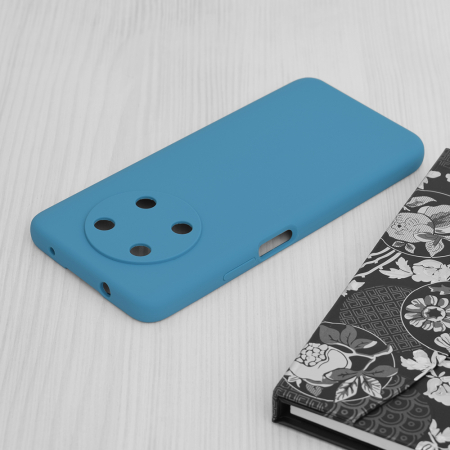 Husa Huawei Nova Y90, Soft Edge Silicone, Denim Blue [2]