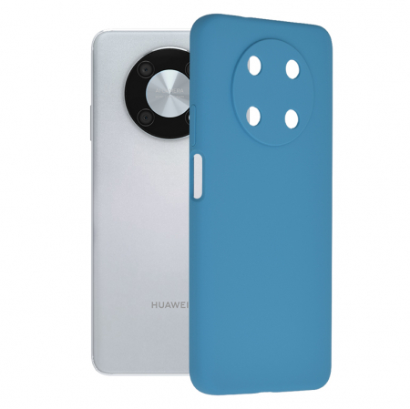 Huawei Nova Y91 - Husa Huawei Nova Y90, Soft Edge Silicone, Denim Blue