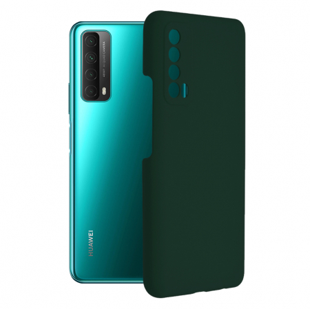 Huawei P Smart (2021) - Husa Huawei P Smart (2021), Soft Edge Silicone, Dark Green