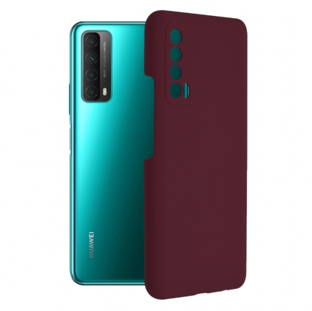Huawei P Smart (2021) - Husa Huawei P Smart (2021), Soft Edge Silicone, Plum Violet