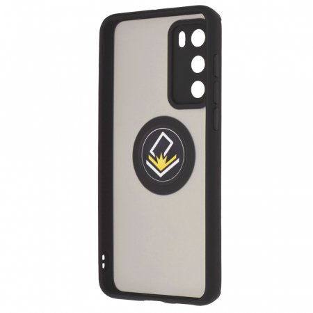 Husa Huawei P40 cu inel suport stand magnetic, Negru [3]