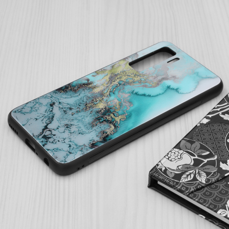 Husa Huawei P40 Lite 5G, Glaze Series, Blue Ocean [2]