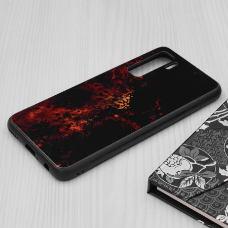 Husa Huawei P40 Lite 5G, Glaze Series, Red Nebula [2]