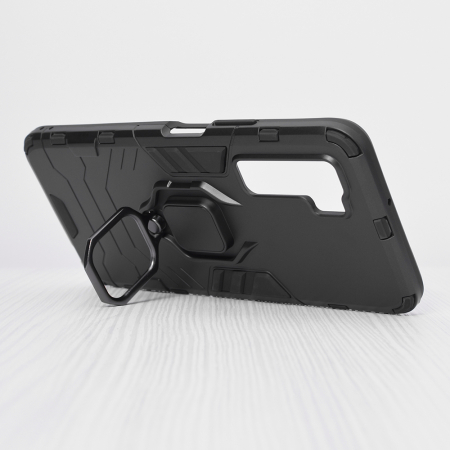 Husa Huawei P40 Lite 5G, Techsuit Shield Ring, Negru [1]