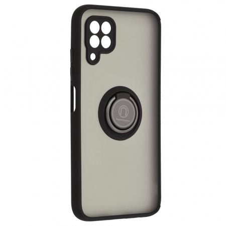 Husa Huawei P40 Lite cu inel suport stand magnetic, Negru [2]