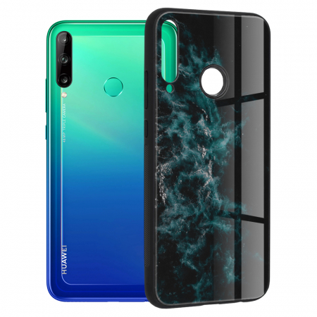 Huawei P40 Lite E - Husa Huawei P40 Lite E, Glaze Series, Blue Nebula