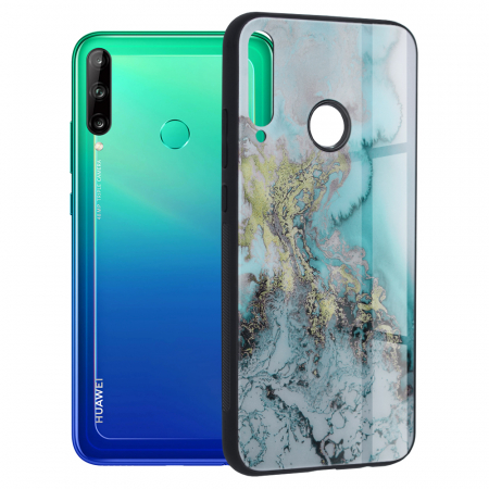Huawei P40 Lite E - Husa Huawei P40 Lite E, Glaze Series, Blue Ocean