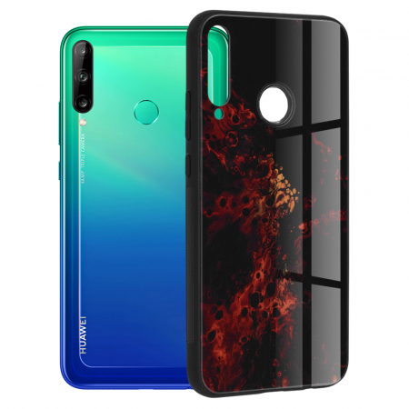Huawei P40 Lite E - Husa Huawei P40 Lite E, Glaze Series, Red Nebula