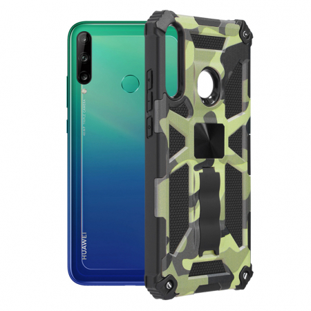 Huawei P40 Lite E - Husa Huawei P40 Lite E, Techsuit Blazor, Camo Lime