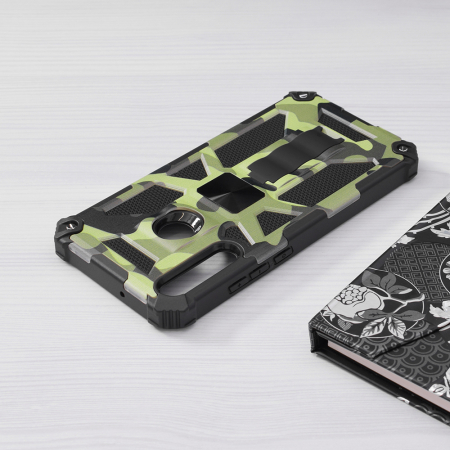 Husa Huawei P40 Lite E, Techsuit Blazor, Camo Lime [4]