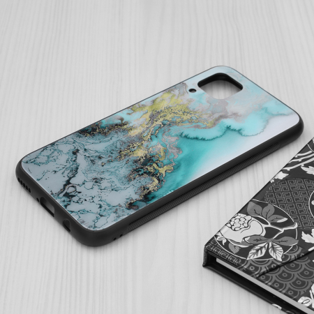 Husa Huawei P40 Lite, Glaze Series, Blue Ocean [2]