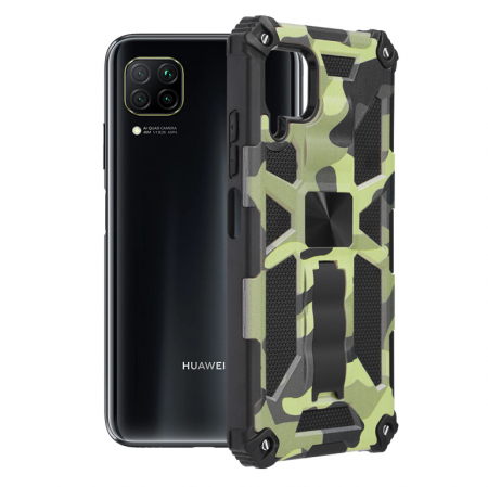 Huawei P40 Lite - Husa Huawei P40 Lite, Techsuit Blazor, Camo Lime