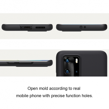 Husa Huawei P40 Pro, Nillkin Super Frosted Shield, Negru [2]