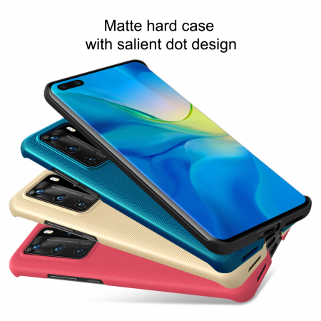 Husa Huawei P40 Pro, Nillkin Super Frosted Shield, Negru [7]