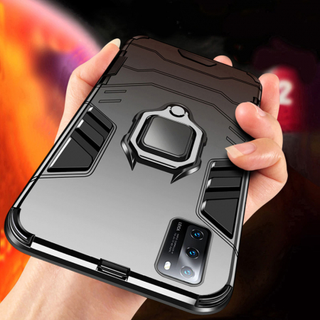 Husa Huawei P40 Pro, Techsuit Shield Ring, Negru [8]