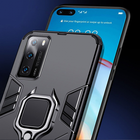 Husa Huawei P40 Pro, Techsuit Shield Ring, Negru [6]