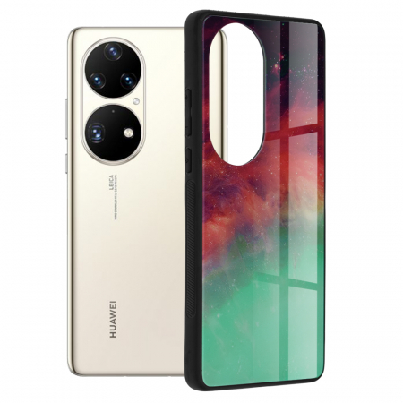 Huawei P50 Pro - Husa Huawei P50 Pro, Glaze Series, Fiery Ocean