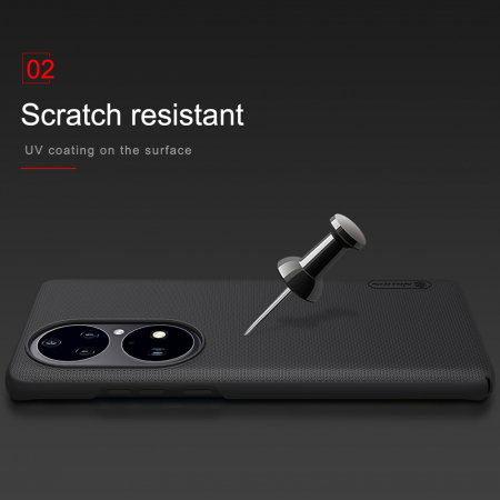 Husa Huawei P50 Pro, Nillkin Super Frosted Shield, Negru [3]