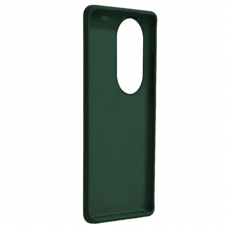 Husa Huawei P50 Pro, Soft Edge Silicone, Dark Green [2]