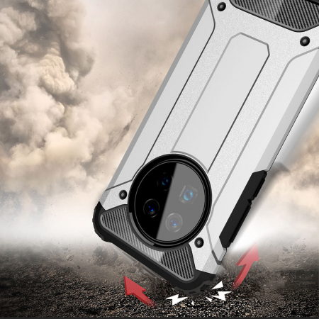 Husa Hybrid Armor pentru Huawei Mate 40 Pro, Negru [2]