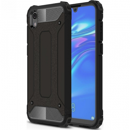 Huawei - Husa Hybrid Armor pentru Huawei Y5 2019, Negru