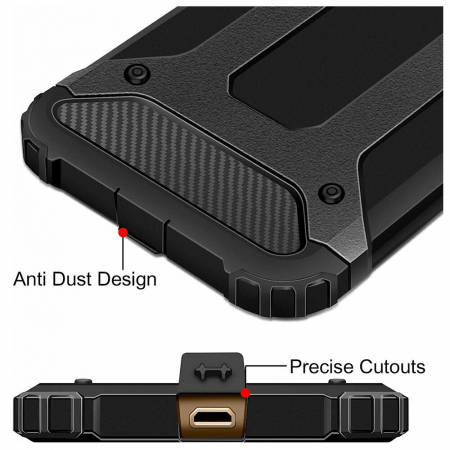 Husa Hybrid Armor pentru iPhone 11, Negru [4]