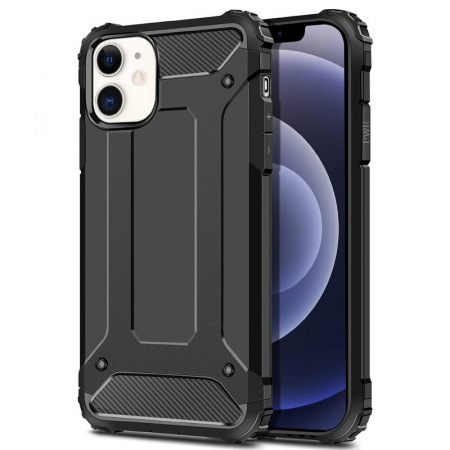 iPhone 13 - Husa Hybrid Armor pentru iPhone 13, Negru