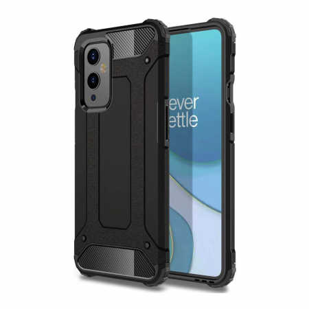 OnePlus - Husa Hybrid Armor pentru OnePlus 9, Negru