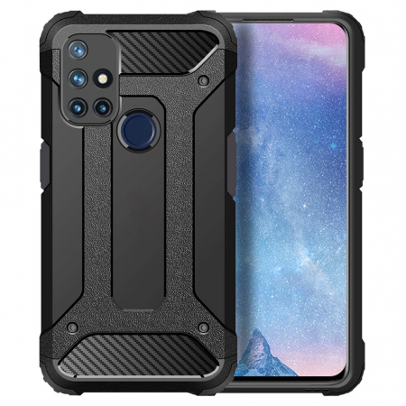 Husa Hybrid Armor pentru OnePlus Nord N10, Negru [1]